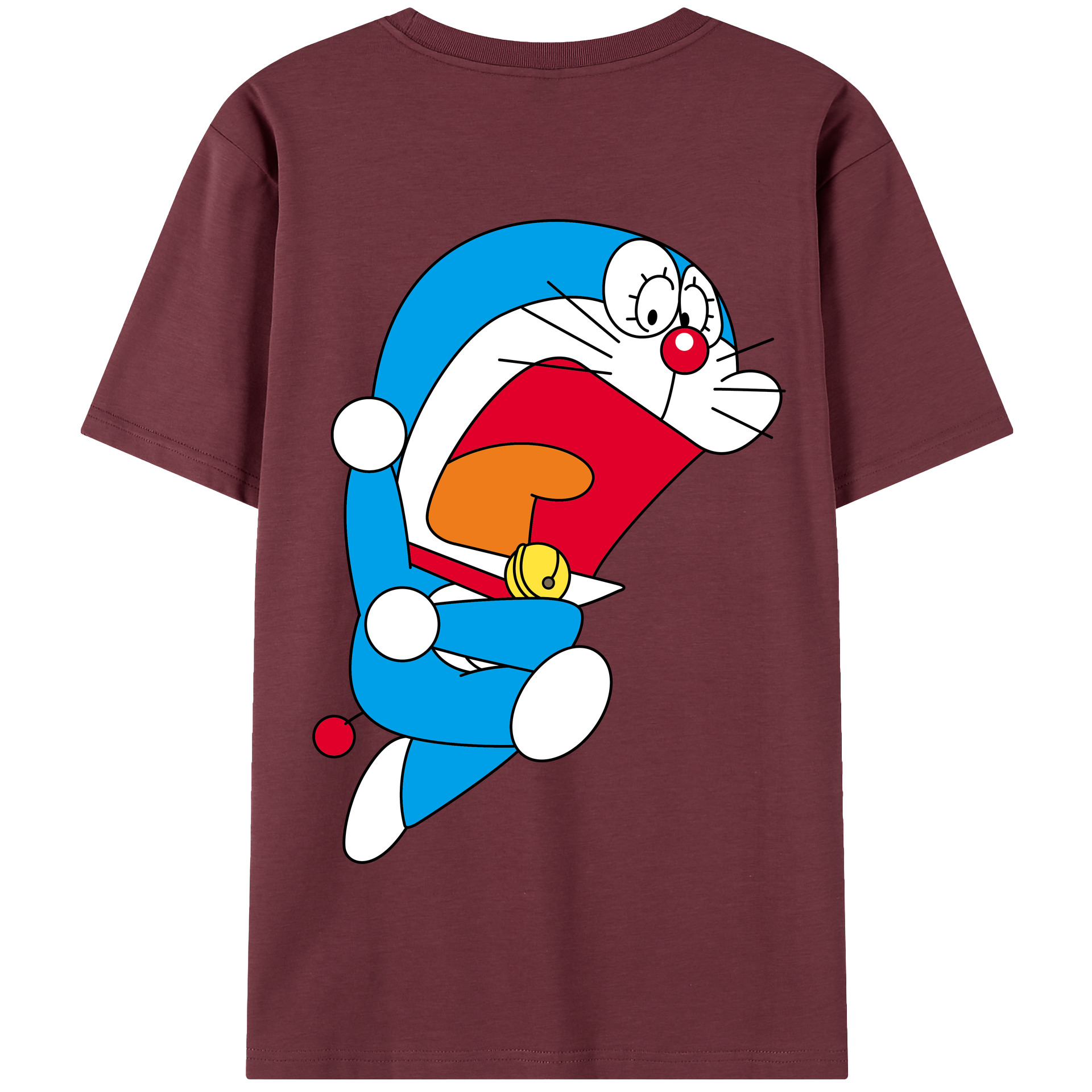 （画像用） ドラえもん Doraemon 綿100％半袖Tシャツ（背面プリント）